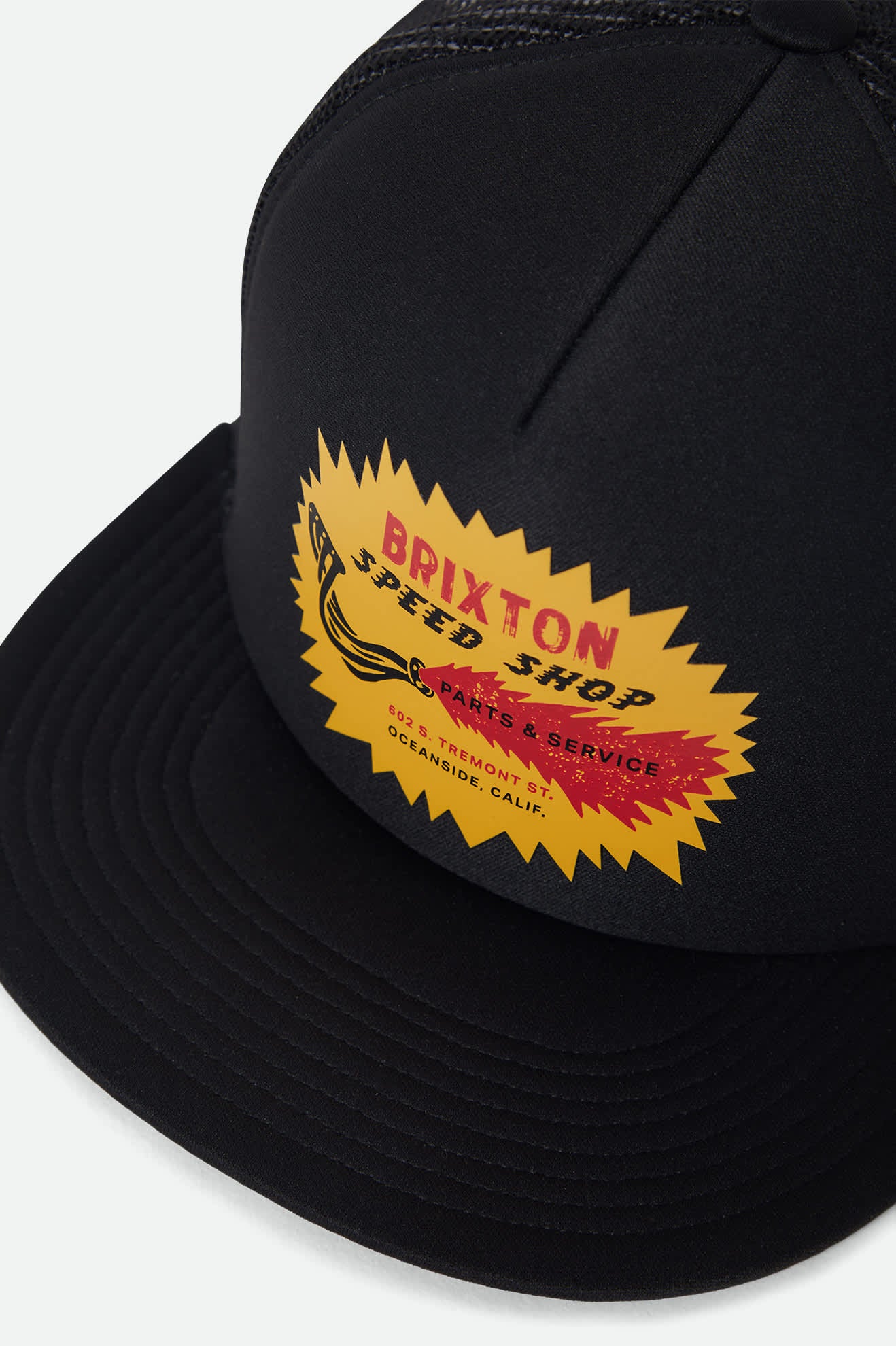 Mavis NetPlus Trucker Hat - Black/Black - Image 3