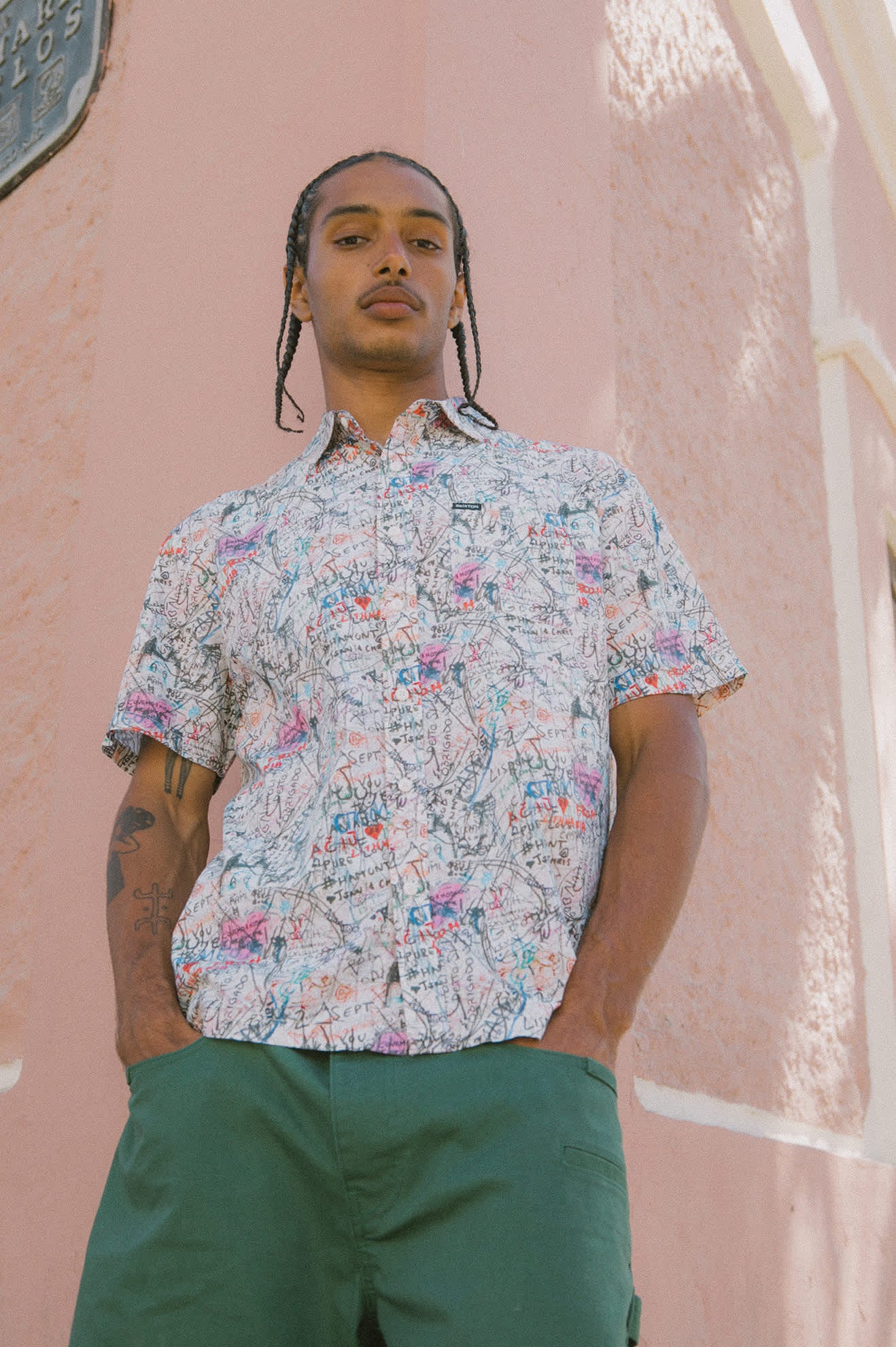 Cru Print Short Sleeve Shirt - Graffiti - Image 6