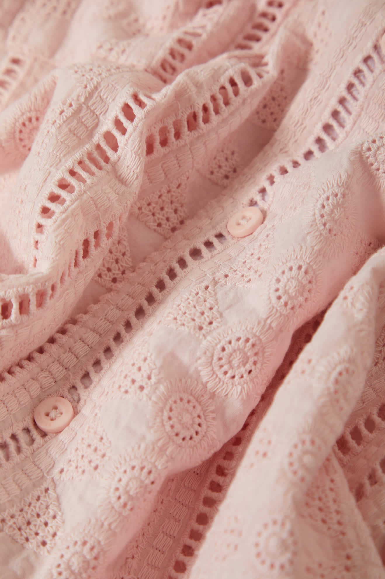Paradise Lounge Short Sleeve Shirt - Chalk Pink - Image 10