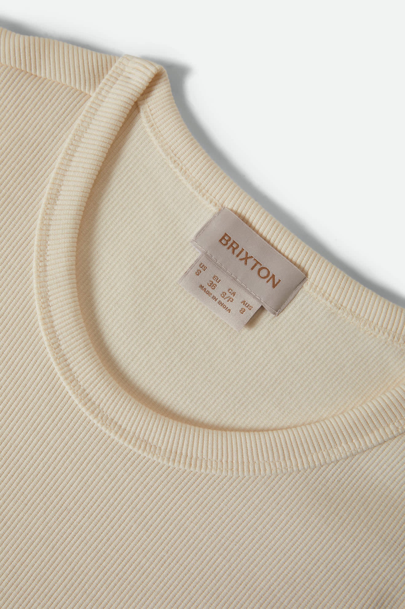 Ribbed Cinch Mini Dress - Off White - Image 8