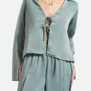 Soho Silky Top - Blue Green Shine
