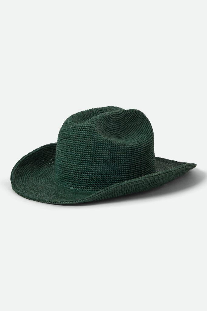 Odessa Straw Packable Cowboy Hat - Primal Green