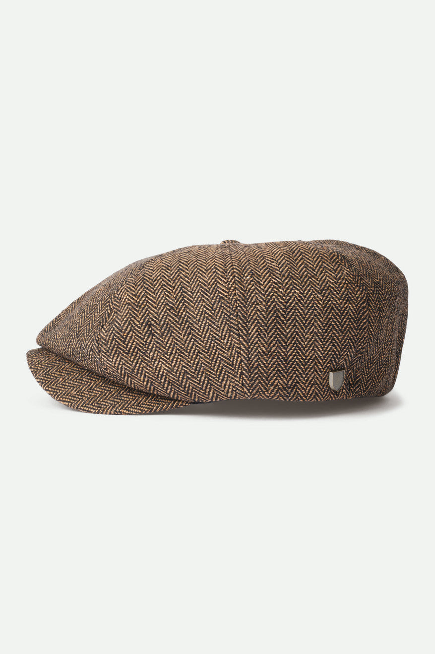 Brood Newsboy Cap - Brown/Khaki - Image 3
